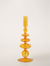 Nordic Home Colored Retro Glass Candle Holders