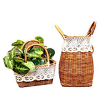 Hand-woven Flower Baskets For Home Wedding Decoration