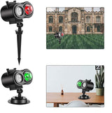 Dual Tube Garden Water Pattern Projection Light Children Bedroom Ambient Lamp Uplights Stage Lighting Effect Light