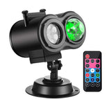 Dual Tube Garden Water Pattern Projection Light Children Bedroom Ambient Lamp Uplights Stage Lighting Effect Light